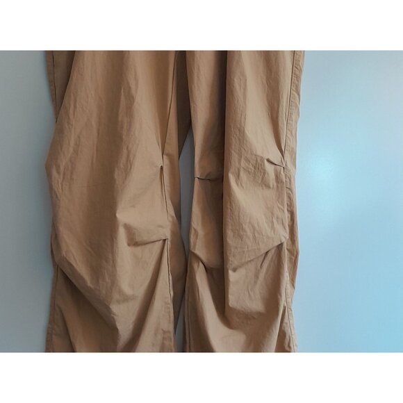 New Refuge Retro Slouchy Oversized Grunge Parachute Pants Light Cinnamon Size L - Picture 3 of 9